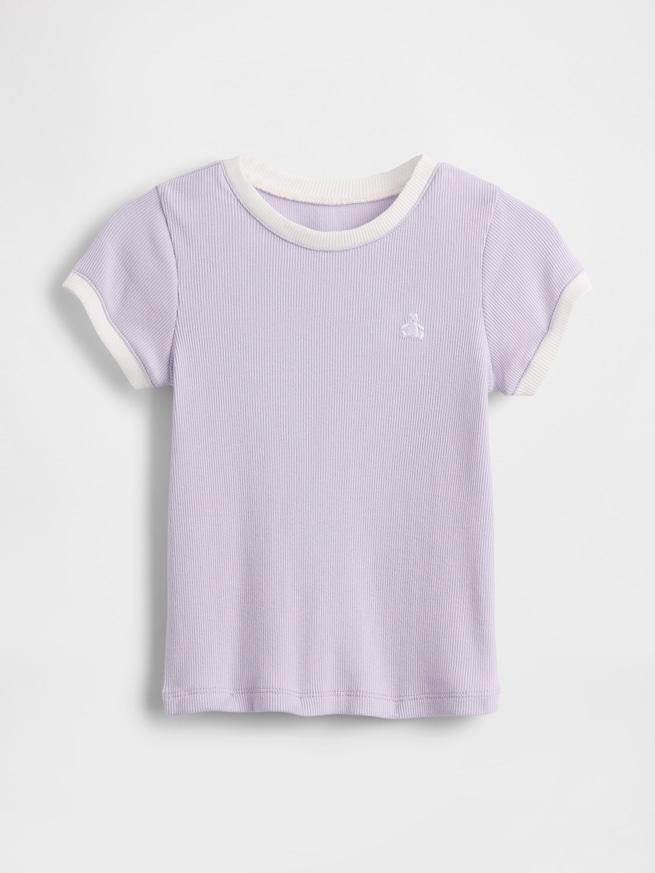babyGap リブ リンガーTシャツ-0