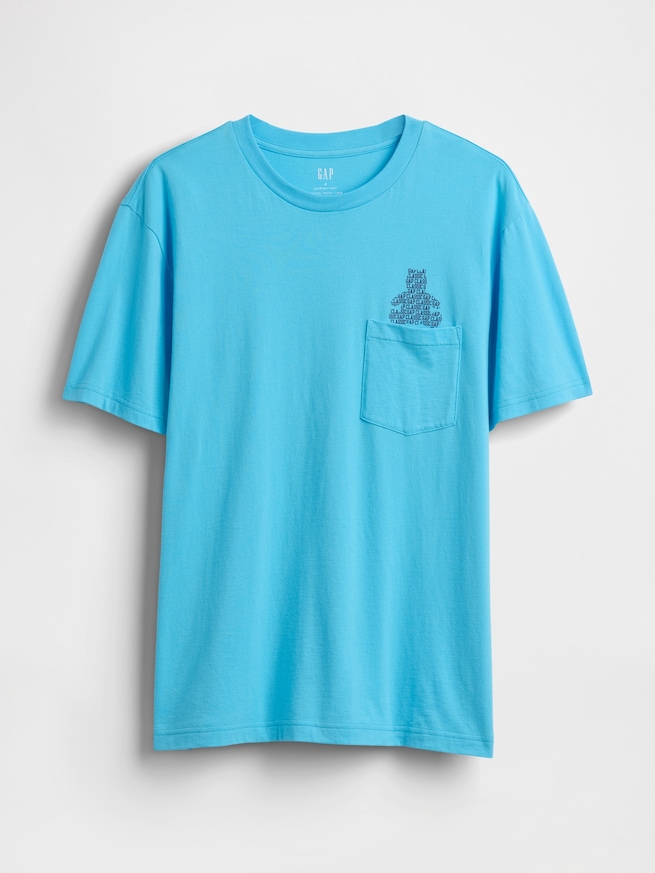 ポケット グラフィックTシャツ-4