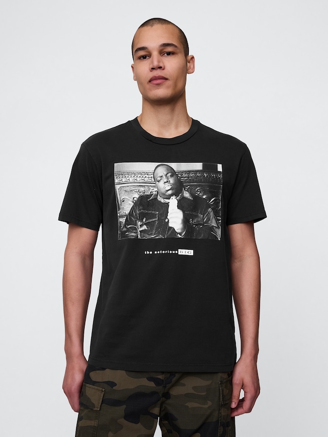 ザ・ノトーリアス・B.I.G. グラフィックTシャツ-0