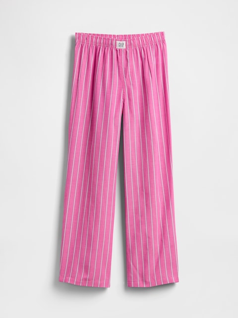 Kids Recycled Poplin PJ Pants