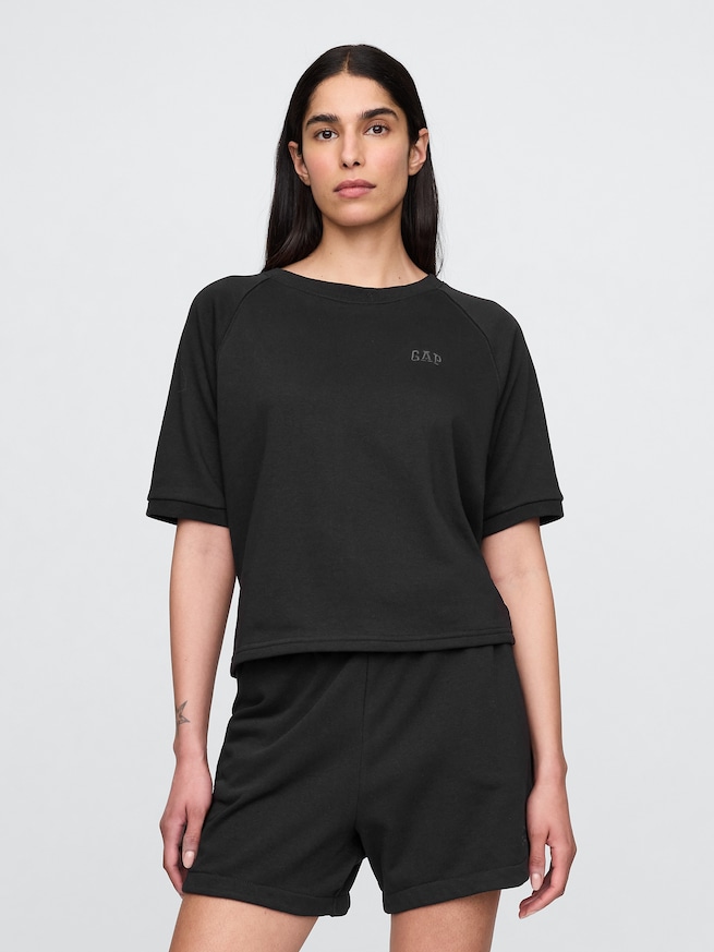 リラックス GAPロゴ テリーTシャツ-0