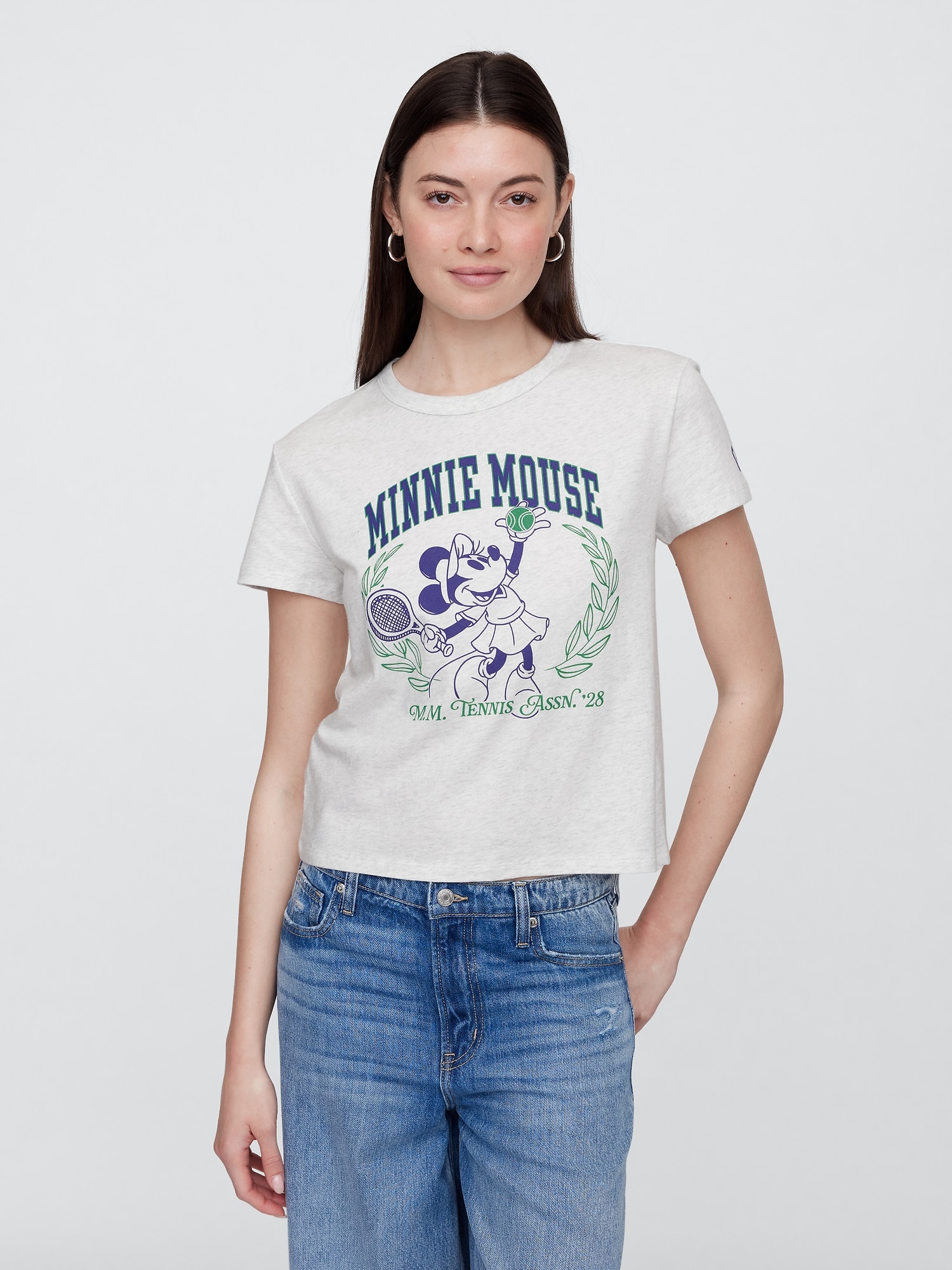 Gap × Disney Minnie Mouse Shrunken Graphic T-Shirt