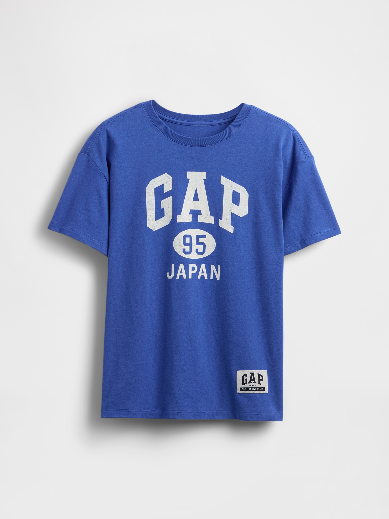 30th アニバーサリー オーバーサイズ GAPロゴ チュニックTシャツ (キッズ)-1