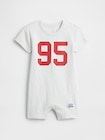 30th アニバーサリー ジャージーTシャツ ショートオール (ベビー)-0