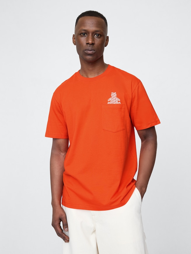 ポケット グラフィックTシャツ-0