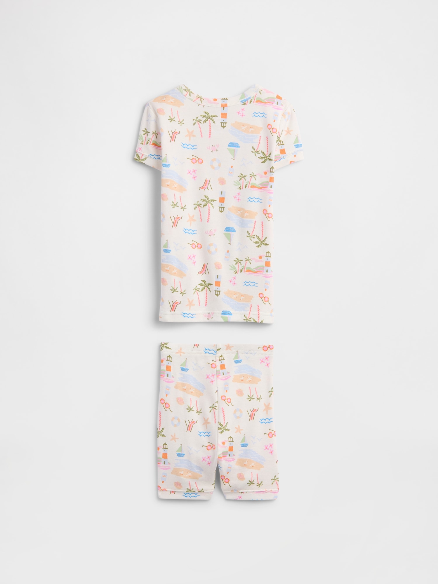 Kids & babyGap オーガニックコットン100% ビーチデー パジャマセット-1