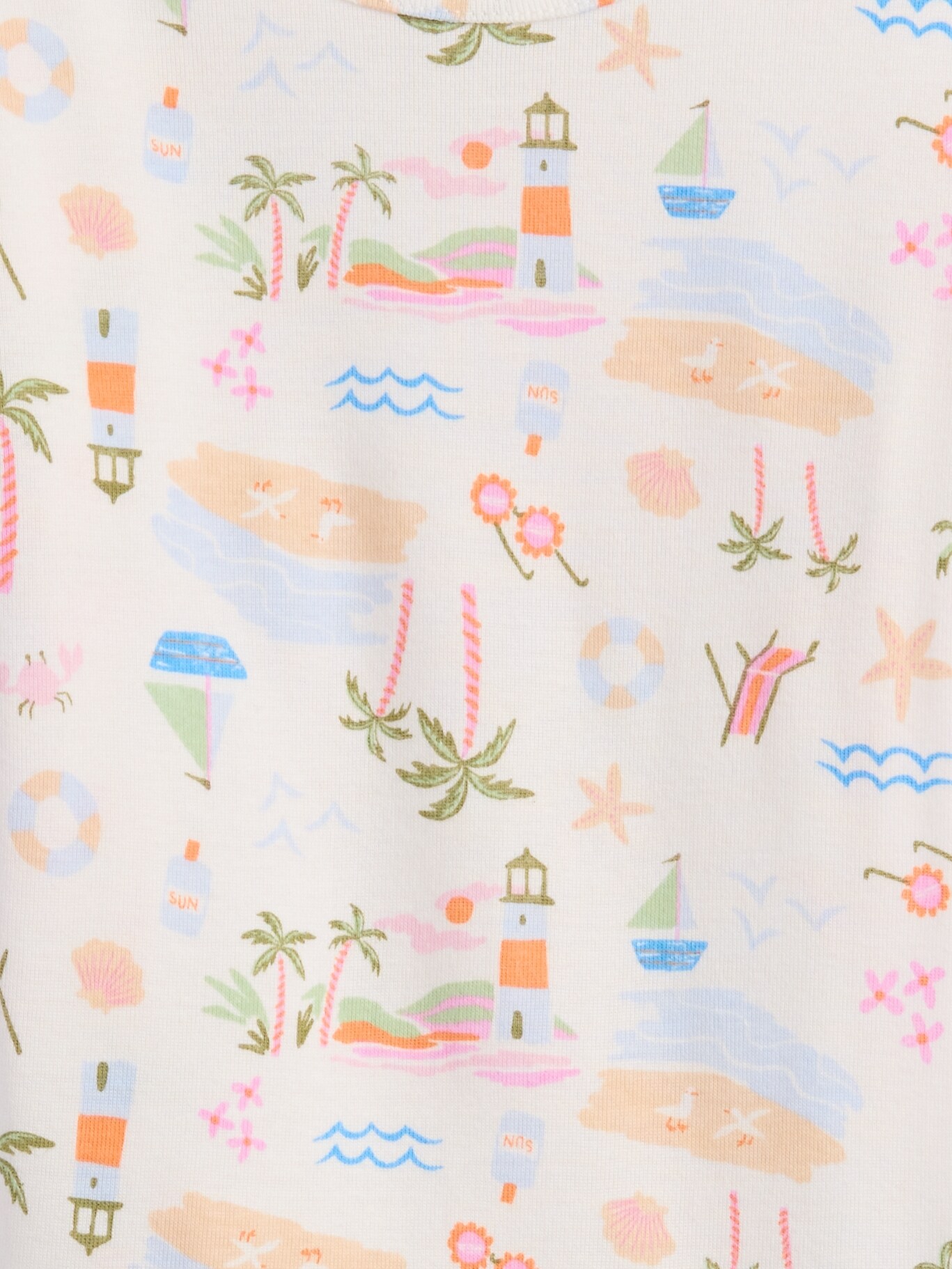 Kids & babyGap オーガニックコットン100% ビーチデー パジャマセット-2