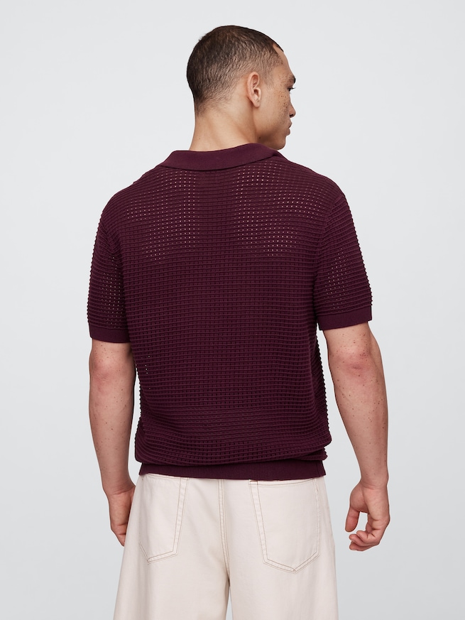 クロシェ ジョニーカラー ポロシャツ-1