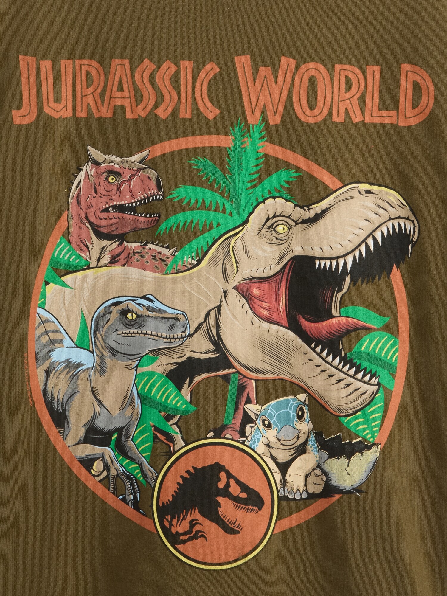 ヘビーウェイト オーガニックコットン グラフィックTシャツ (キッズ)-1