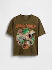 ヘビーウェイト オーガニックコットン グラフィックTシャツ (キッズ)-0