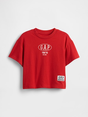 30th アニバーサリー リラックス GAPロゴ Tシャツ (幼児・ベビー)