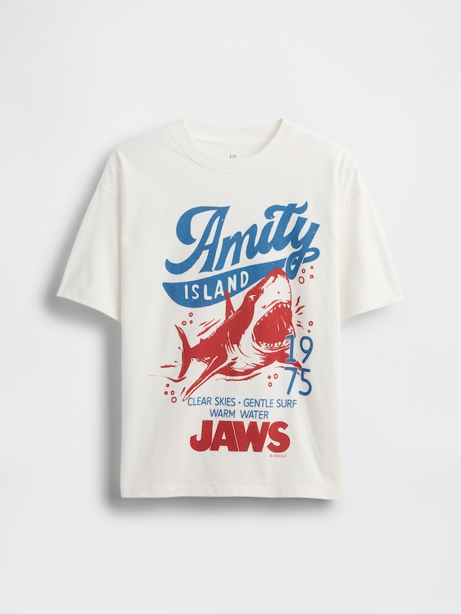 ヘビーウェイト オーガニックコットン グラフィックTシャツ (キッズ)-0
