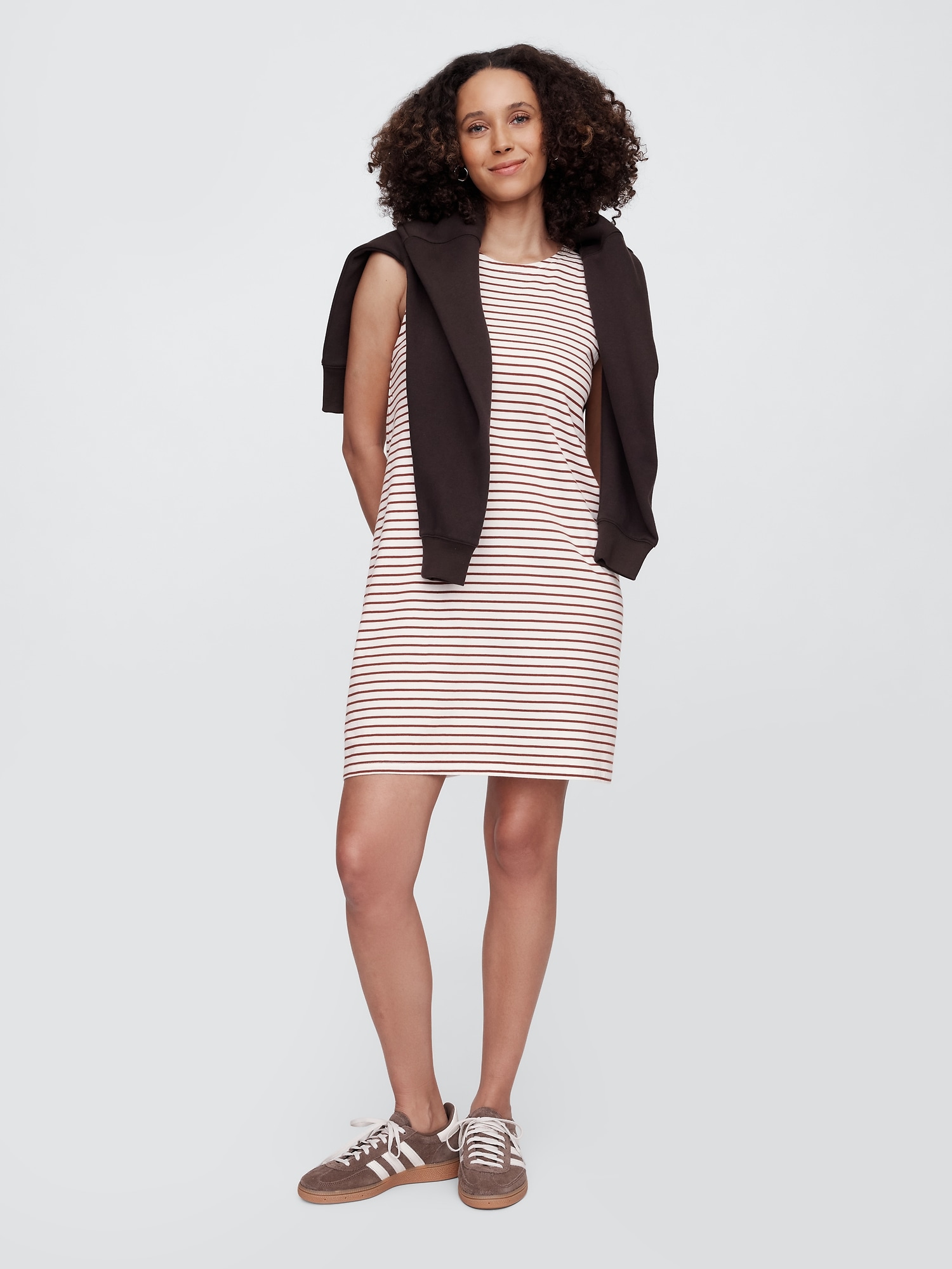 Stripe Jersey Mini Dress