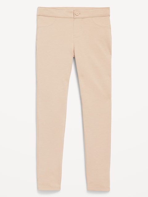 School Uniform Ponte-Knit Jeggings for Girls