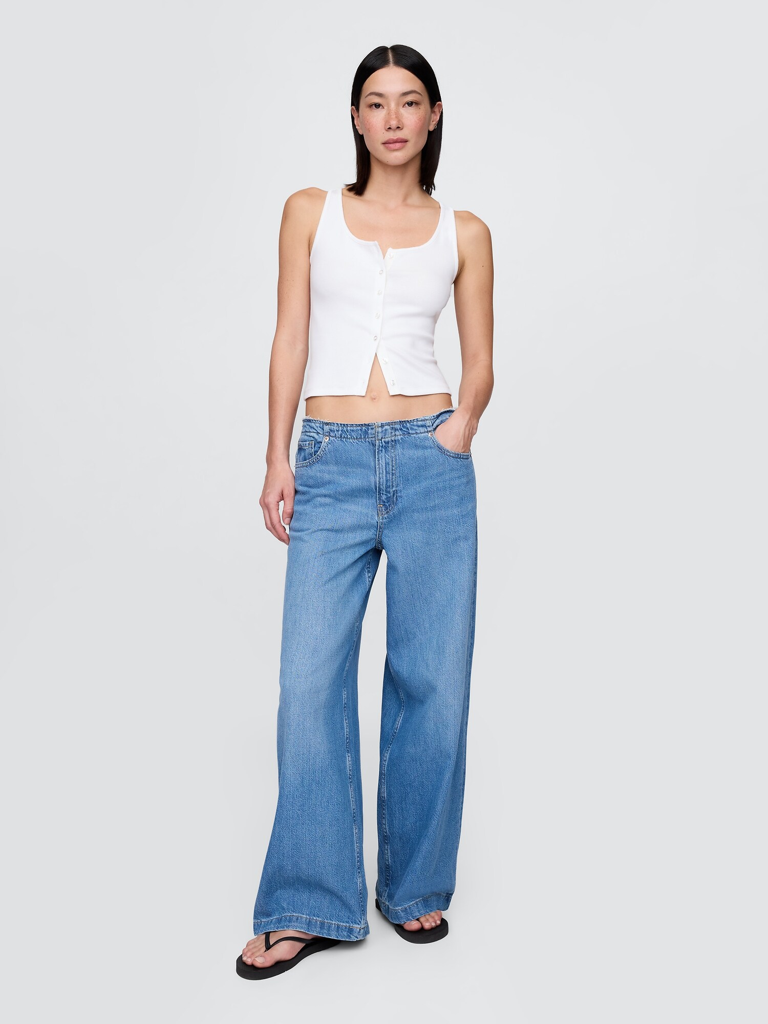 トップス GAP 楽天市場】【SALE／69%OFF】(W)モダン クロップド タンクトップ