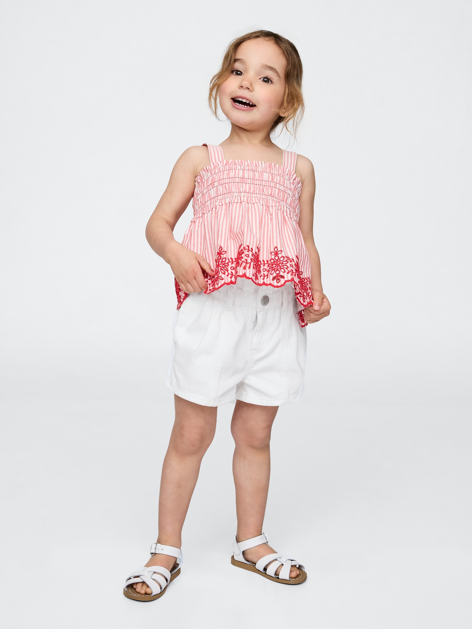 Gap ウルトラソフトデニム ストライド ショートパンツ (幼児・ベビー) Gap ウルトラソフトデニム ストライド ショートパンツ (幼児・ベビー)