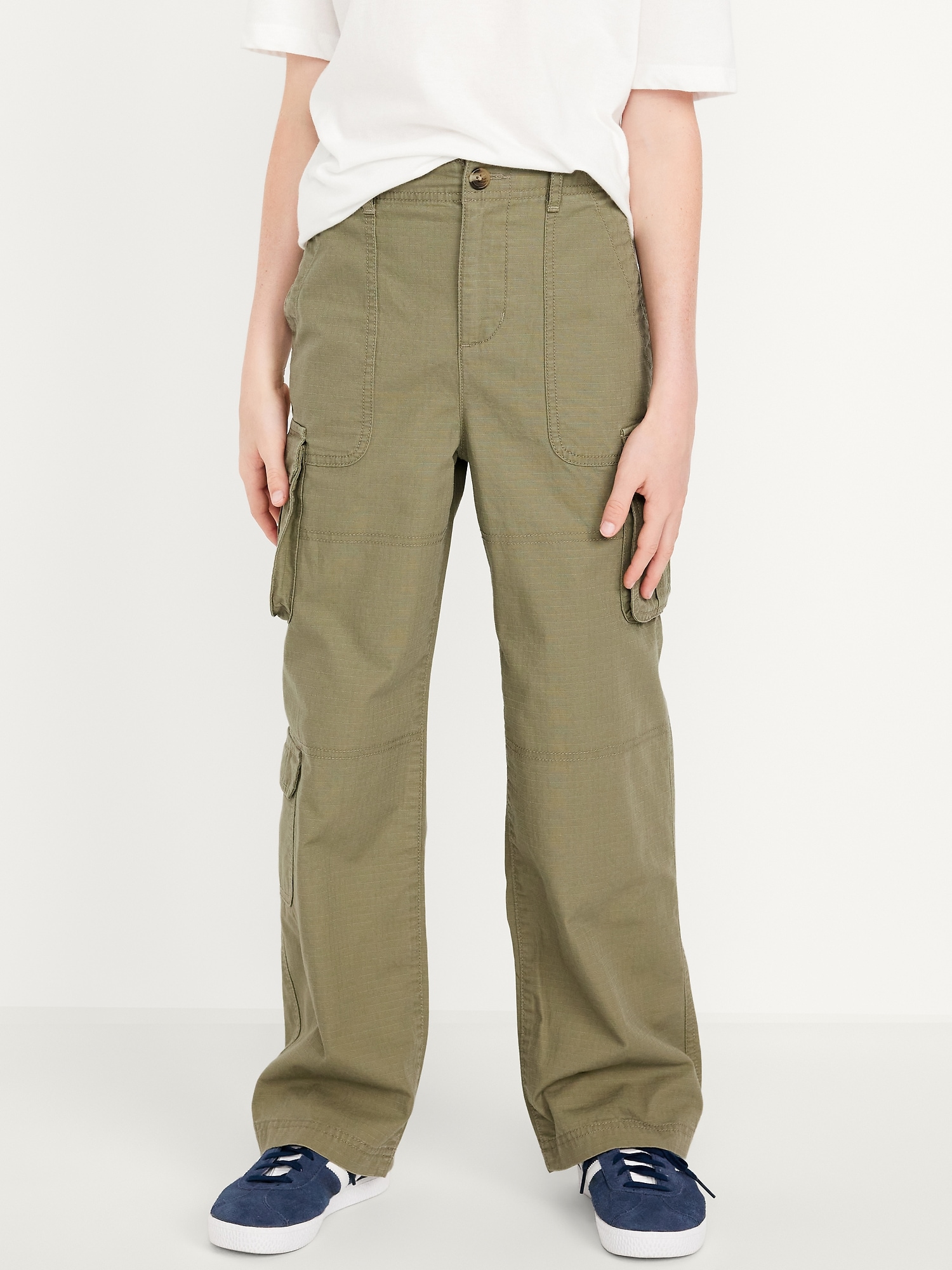Baggy Cargo Ripstop Pants for Boys