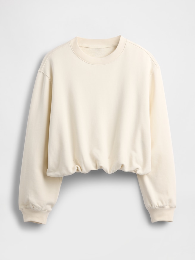 ヘビーウェイト フレンチテリー バブルヘム スウェットシャツ-3