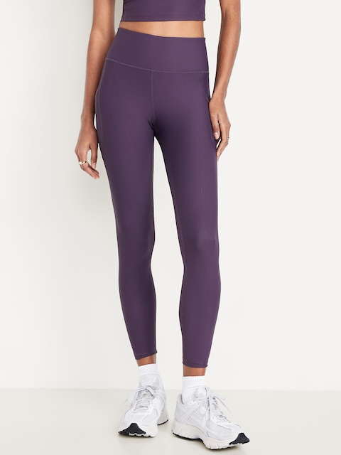 LEGGING CÔTELÉ À POCHE POWERSOFT À TAILLE HAUTE