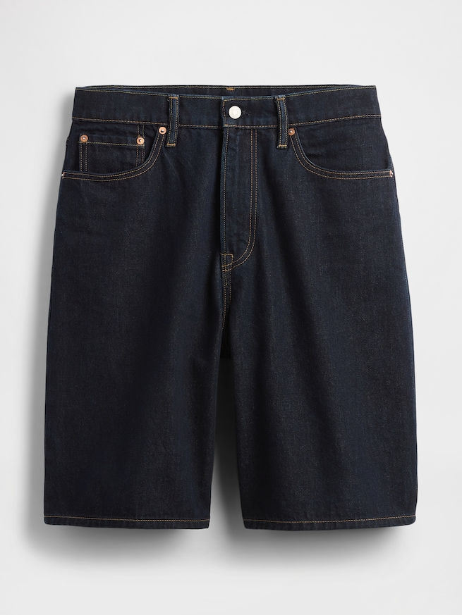 10.5インチ バギーデニムショートパンツ-5
