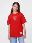 30th アニバーサリー オーバーサイズ GAPロゴ チュニックTシャツ (キッズ)-0