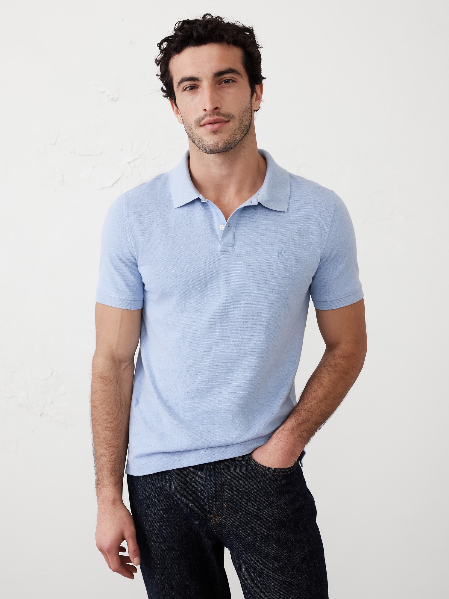Slim-Fit Pique Polo