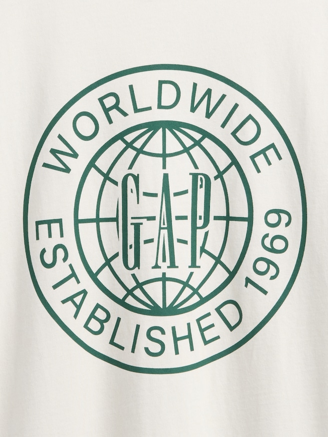 GAPロゴ ワールドワイド Tシャツ (キッズ)-2