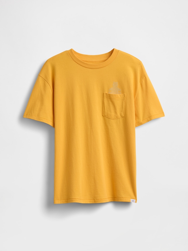 ポケット グラフィックTシャツ (キッズ)-1