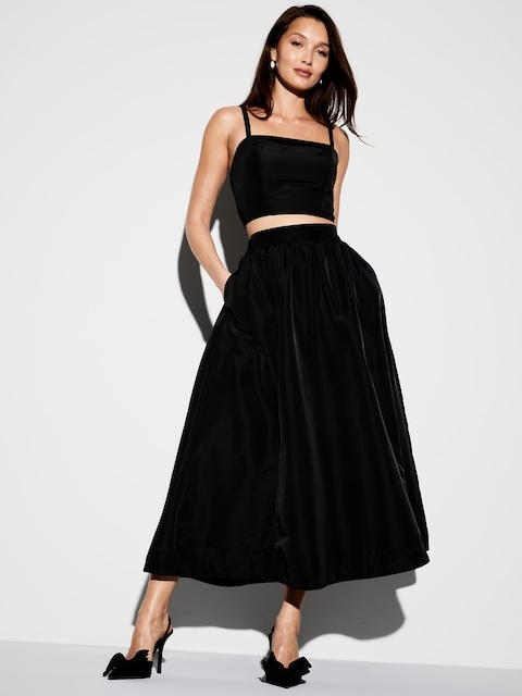 The Occasion by Old Navy High-Waisted Taffeta Midi Skirt
