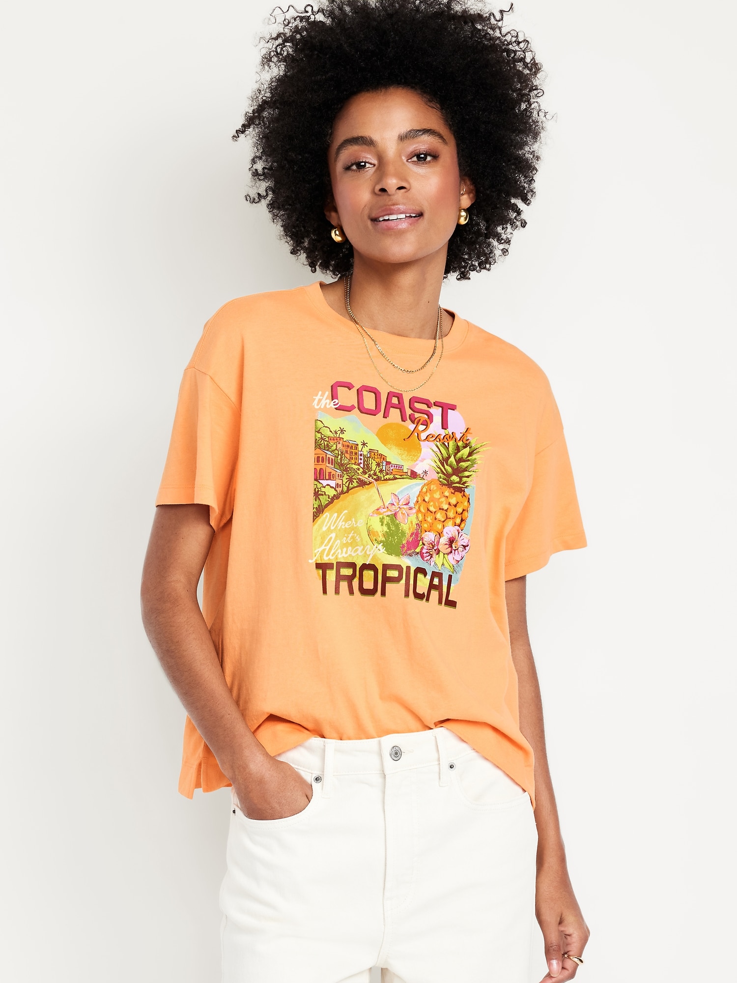 T-SHIRT À IMPRIMÉ VINTAGE