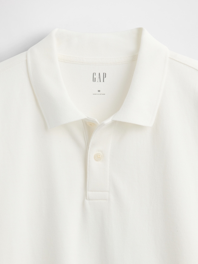 リラックス ピケポロシャツ-3