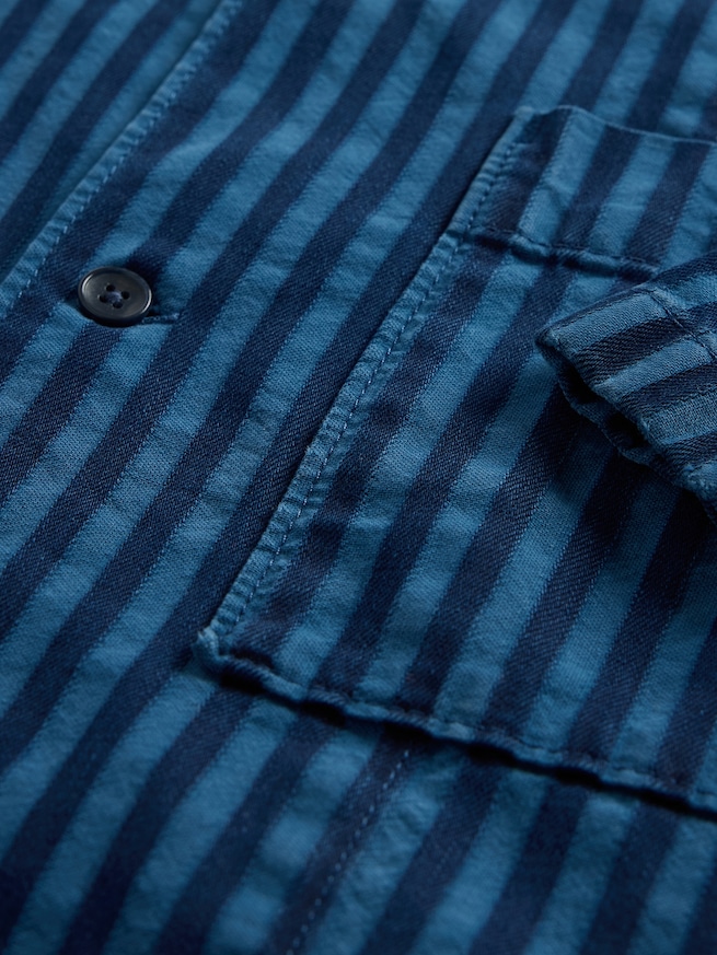 デニム ストライプシャツ-3