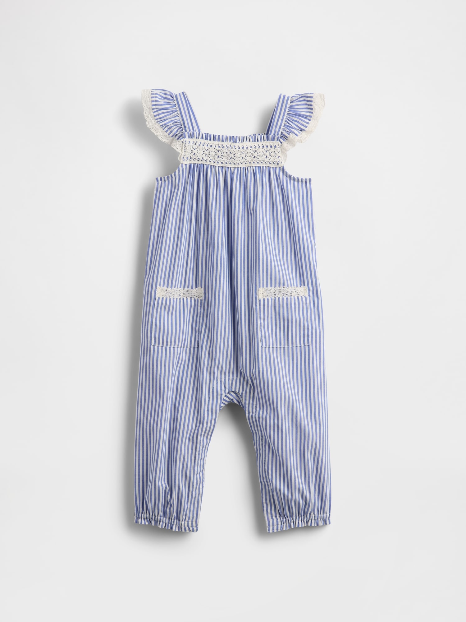 Baby Lace-Trim One-Piece