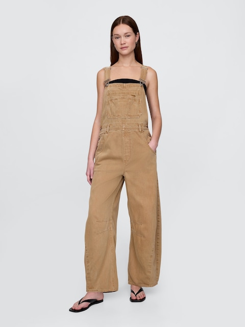UltraSoft Denim Horseshoe Overalls