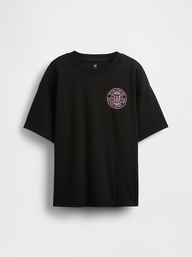 GAPロゴ ワールドワイド Tシャツ (キッズ)-0