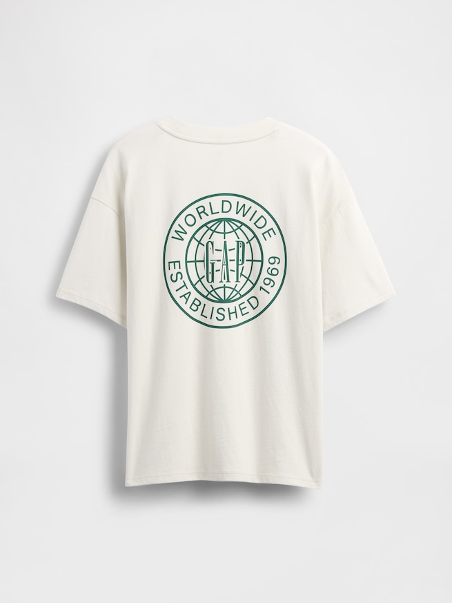 GAPロゴ ワールドワイド Tシャツ (キッズ)-0