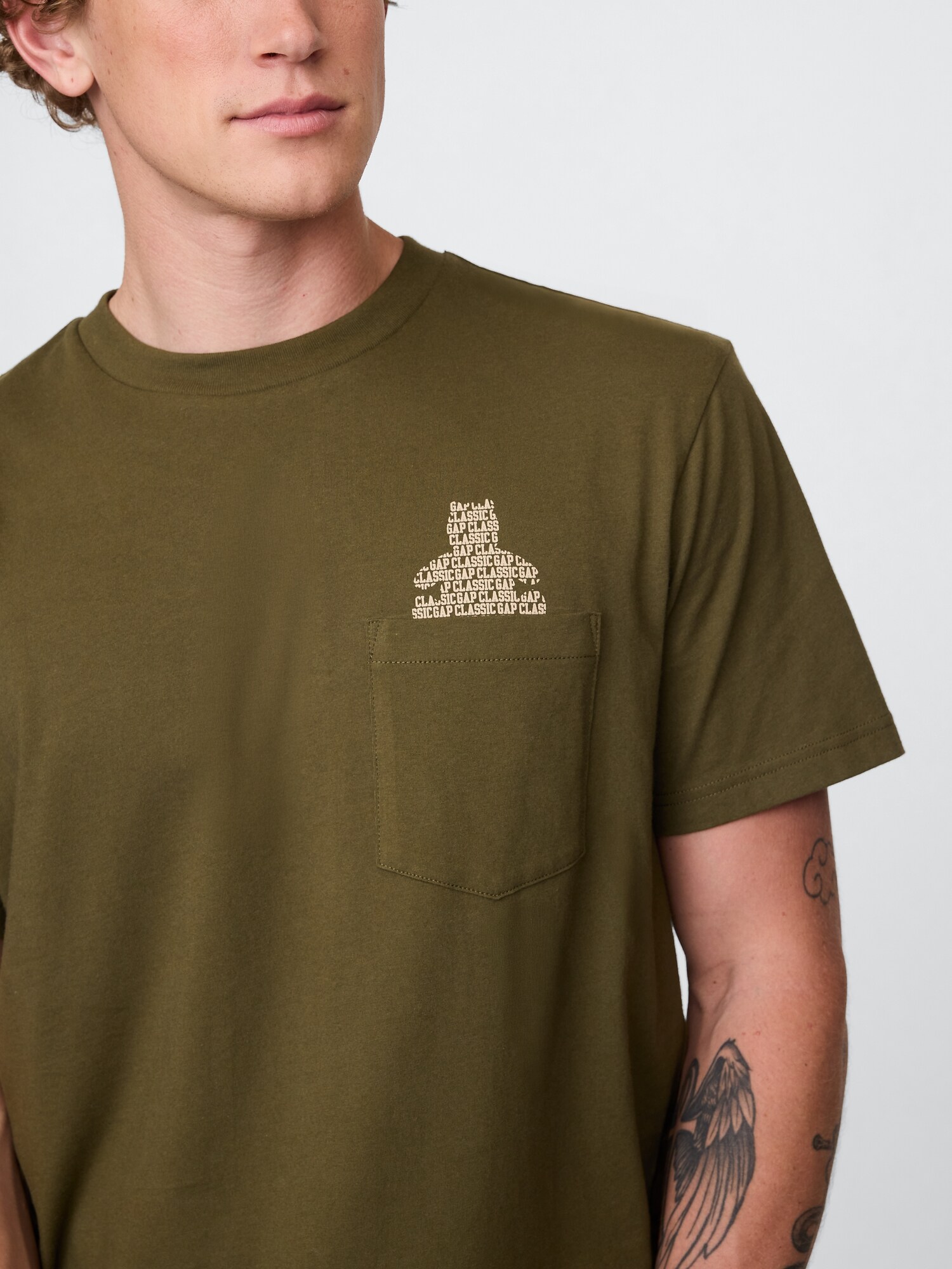 ポケット グラフィックTシャツ-3