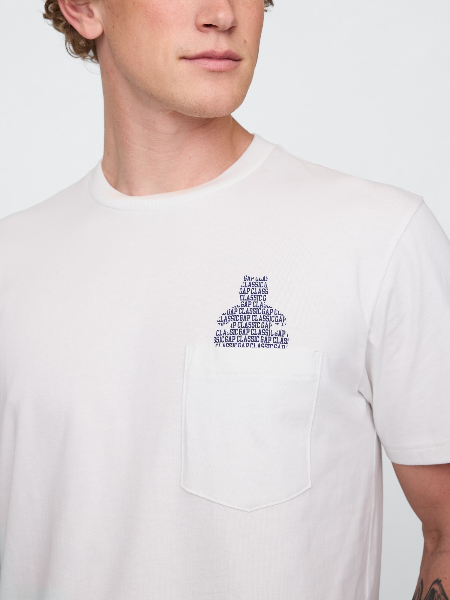 ポケット グラフィックTシャツ-3