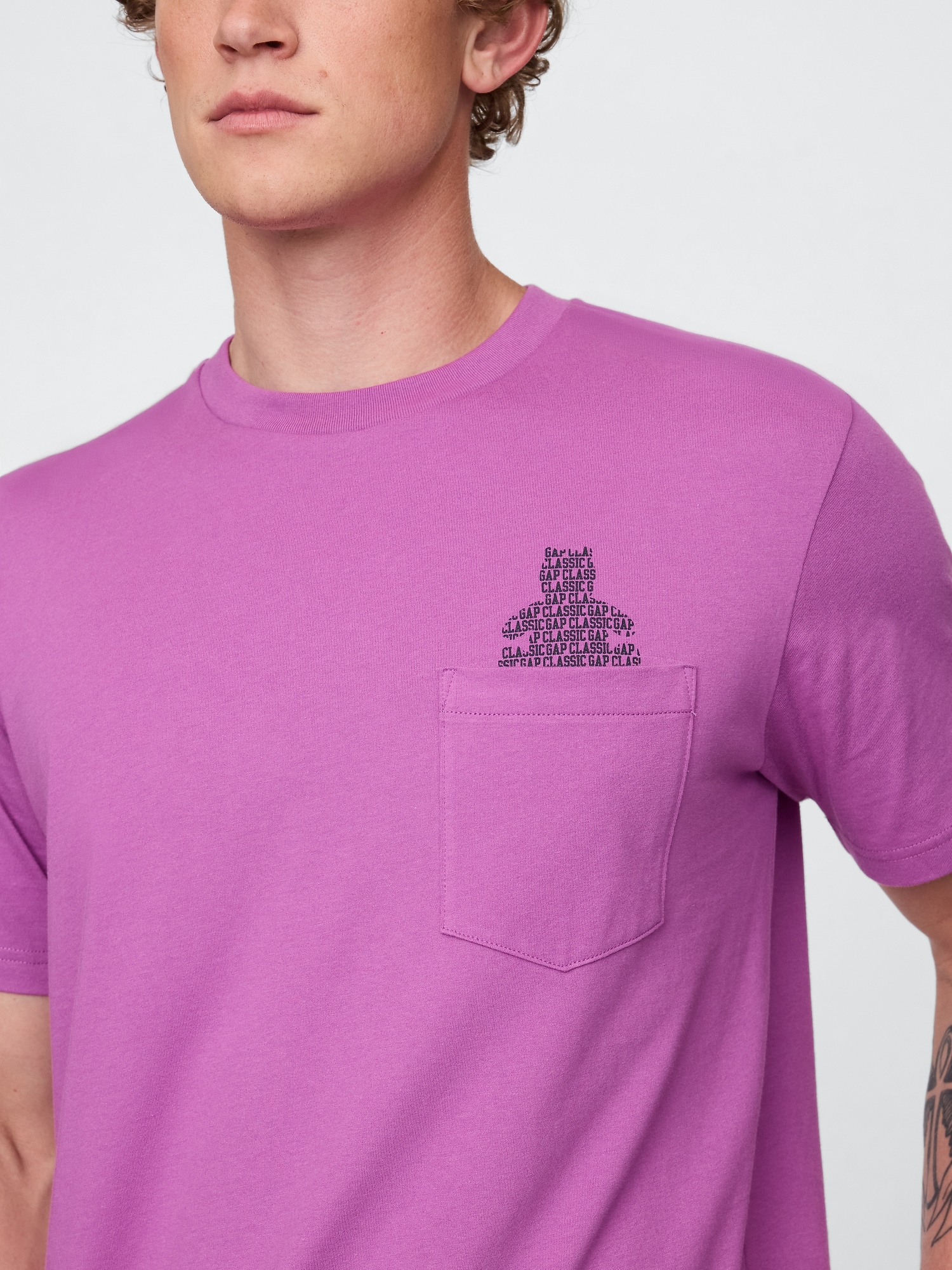 ポケット グラフィックTシャツ-3