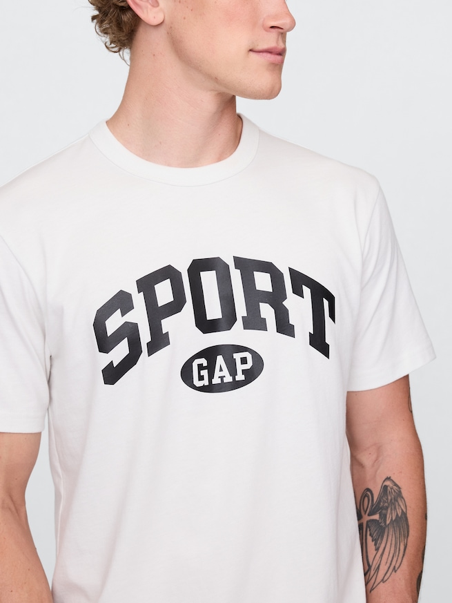 GAP SPORTロゴ リラックスTシャツ-3