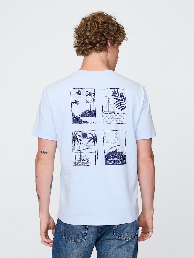 エブリディ ソフト リラックス グラフィックTシャツ-2