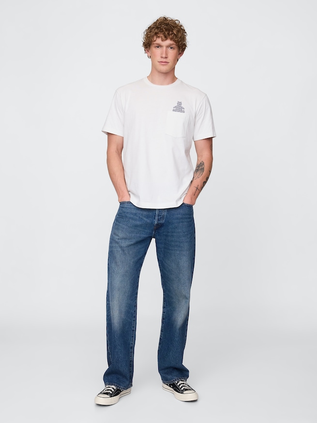 ポケット グラフィックTシャツ-1