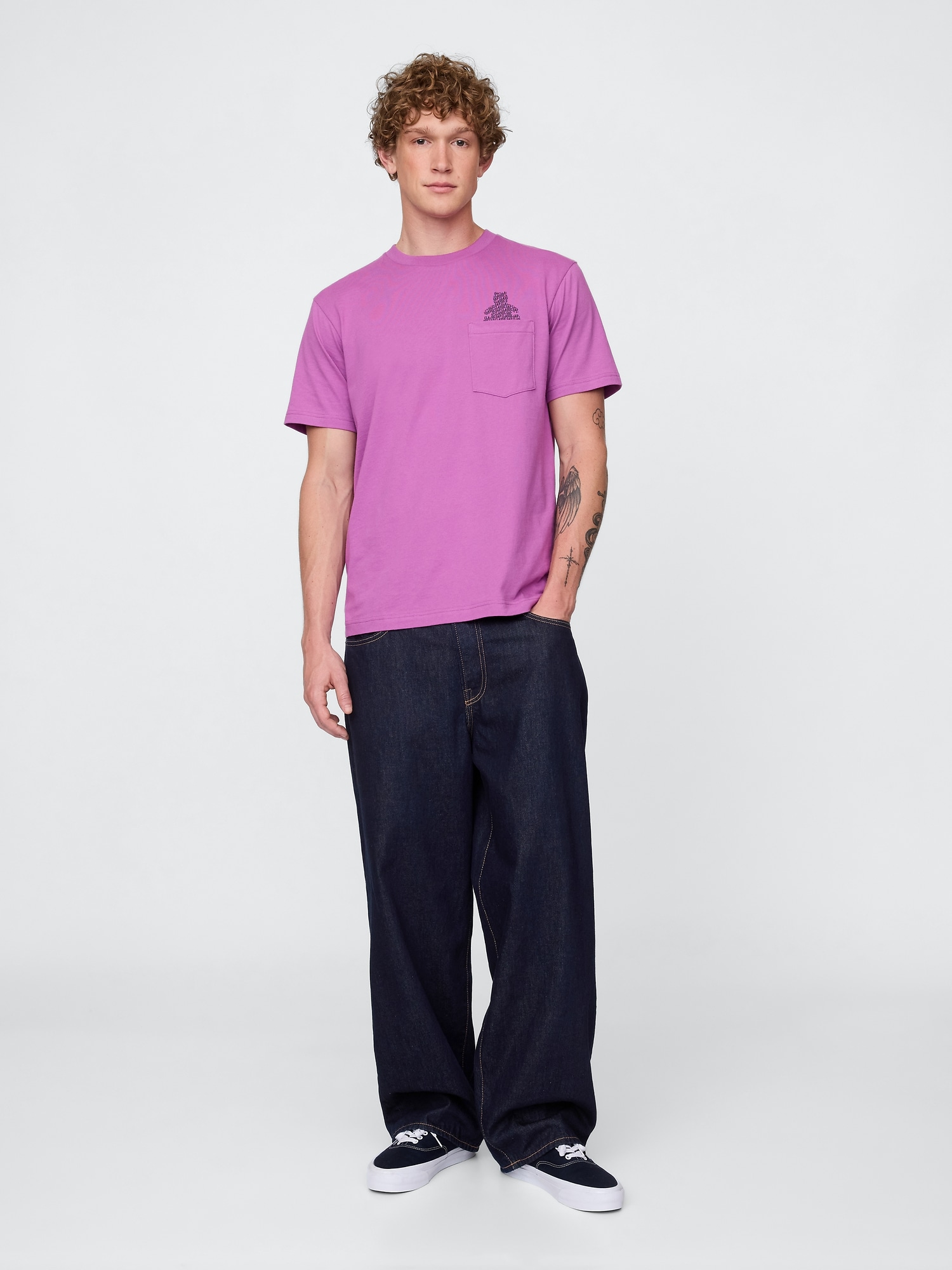 ポケット グラフィックTシャツ-1