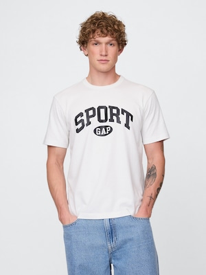GAP SPORTロゴ リラックスTシャツ
