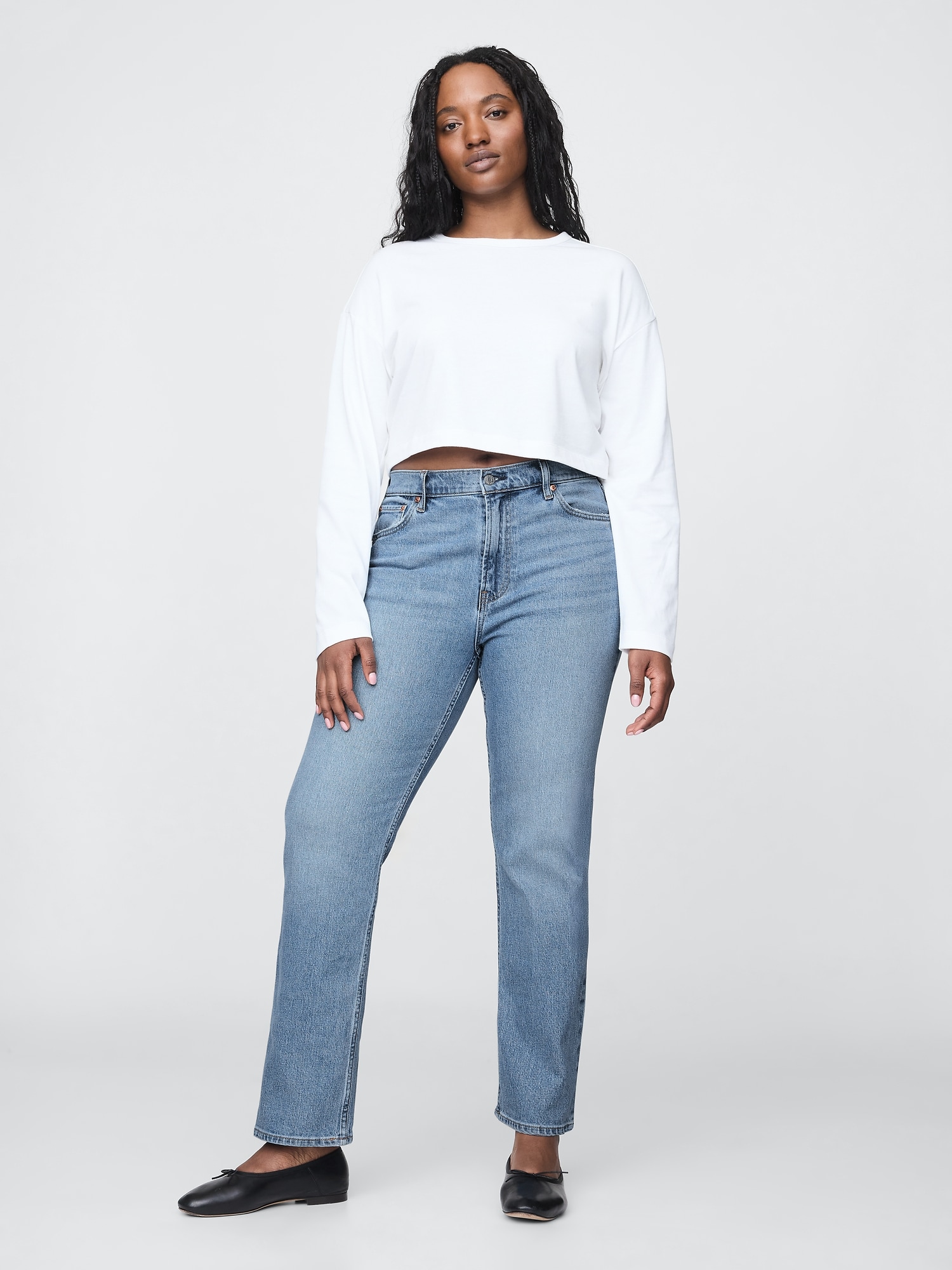 High Rise ’90s Slim Straight Jeans