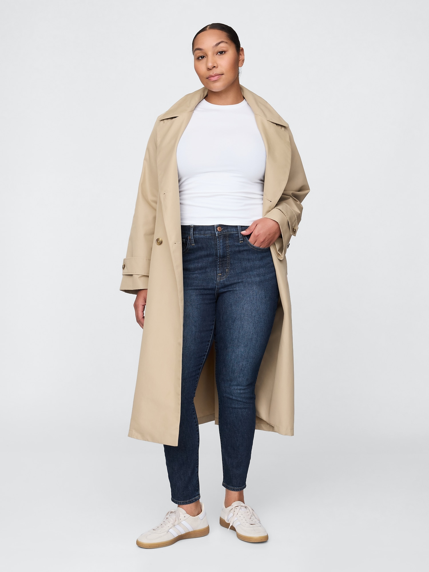 High Rise True Skinny Jeans