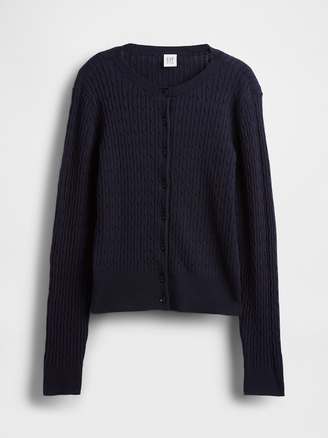 ユニフォーム カーディガンセーター (キッズ)-1