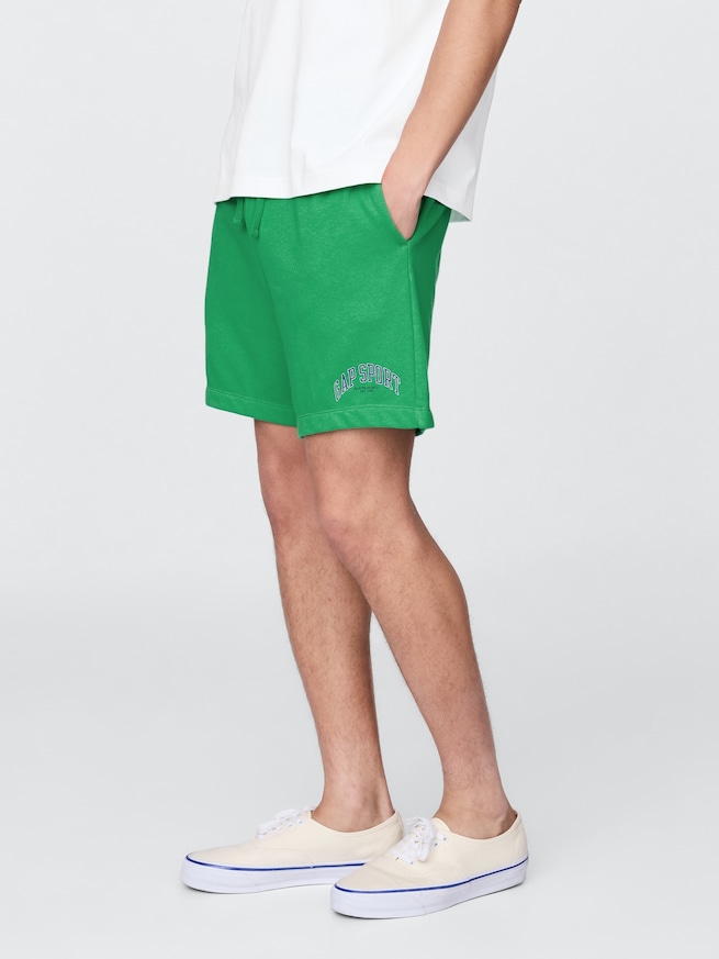 リラックス GAPグラフィック ショートパンツ-3