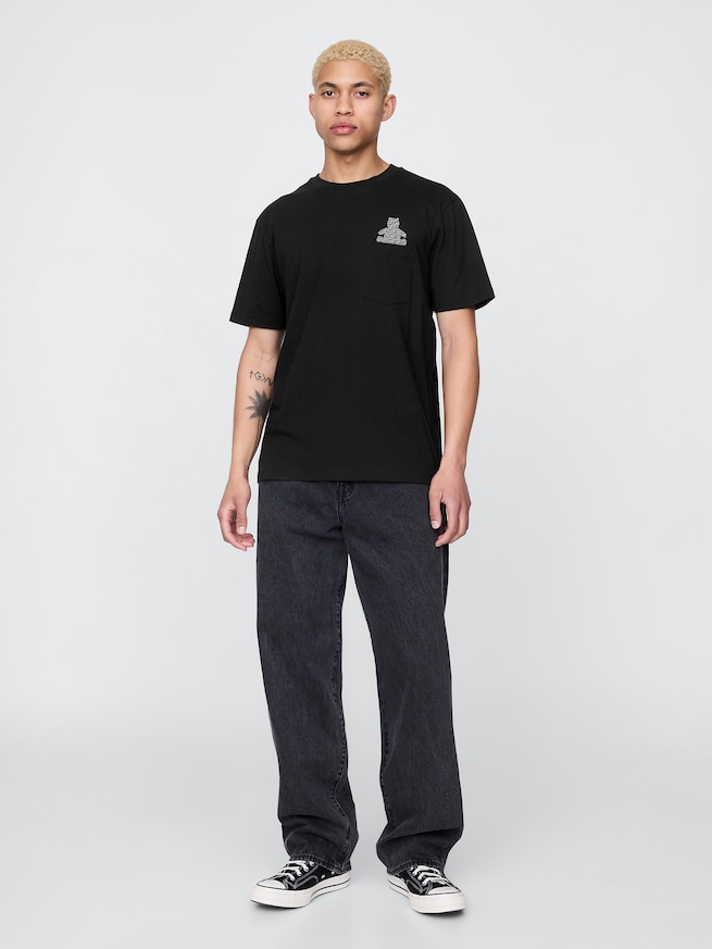 ポケット グラフィックTシャツ-1