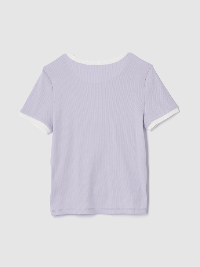 リブTシャツ (キッズ)-1